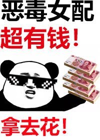 恶毒女配她超有钱[穿书]